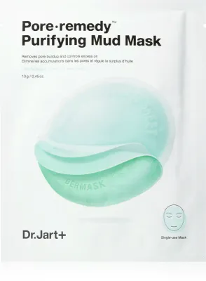 Dr. Jart+ Pore Remedy Purifying Mud Mask - Очищающая глиняная маска против блеска и расширенных пор, 13 г