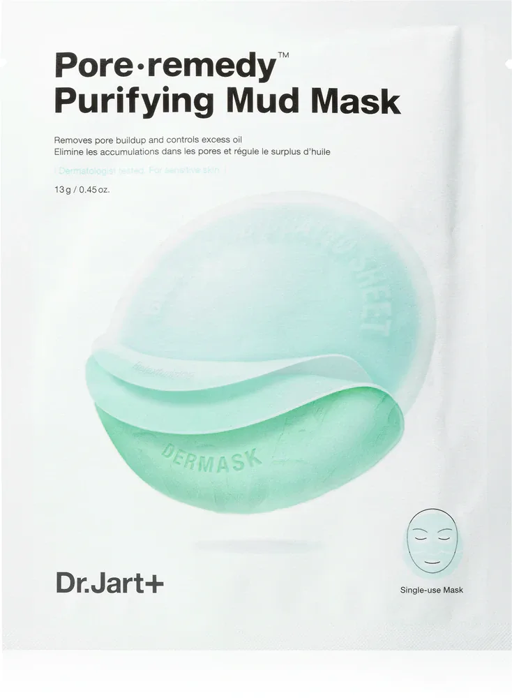 Dr. Jart+ Pore Remedy Purifying Mud Mask - Очищающая глиняная маска против блеска и расширенных пор, 13 г