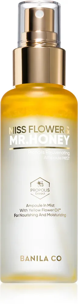 Banila Co. Miss Flower & Mr. Honey Propolis Rejuvenating - Омолаживающий увлажняющий спрей для лица с энергетическим эффектом, 99 мл