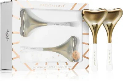 Массажёры для лица Crystallove Cryo Cryotherapy Lift Sculpt Tools из нержавеющей стали, охлаждающие, 2 шт
