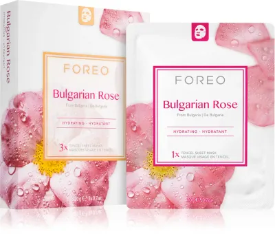 FOREO Farm to Face Sheet Mask Bulgarian Rose - Увлажняющая маска в пластине, 3 мл