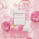 FOREO Farm to Face Sheet Mask Bulgarian Rose - Увлажняющая маска в пластине, 3 мл — фото 5