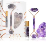 Набор для массажа лица Crystallove Amethyst Beauty Set подарочный, 3 шт — фото 1