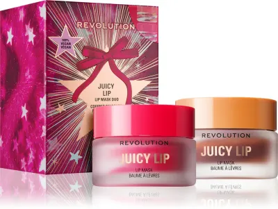 Makeup Revolution Xmas 2025 Juicy Peptide - Праздничный подарочный набор для губ, 1 шт