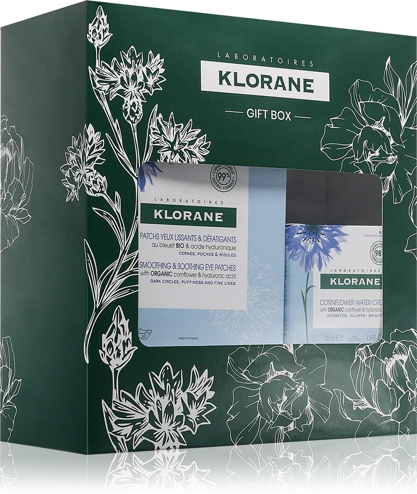 Klorane Cornflower Bio Set - Подарочный набор для лица, 2 шт
