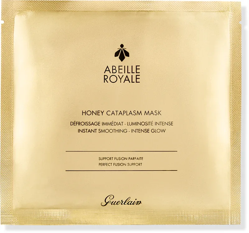 GUERLAIN Abeille Royale Honey Cataplasm Mask - Маска в тканевом покрытии с увлажняющим и разглаживающим действием, 4 шт