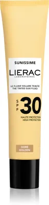 Lierac Sunissime The Tinted Sun Fluid SPF30 - Легкий тонизирующий флюид с SPF 30, 40 мл