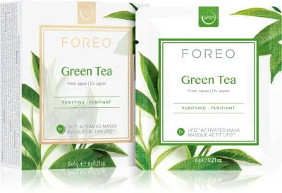 FOREO UFO Green Tea - Освежающая и успокаивающая маска для лица, 6 г