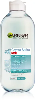 Garnier Czysta Skora Pure - Очищающая мицеллярная вода, 400 мл