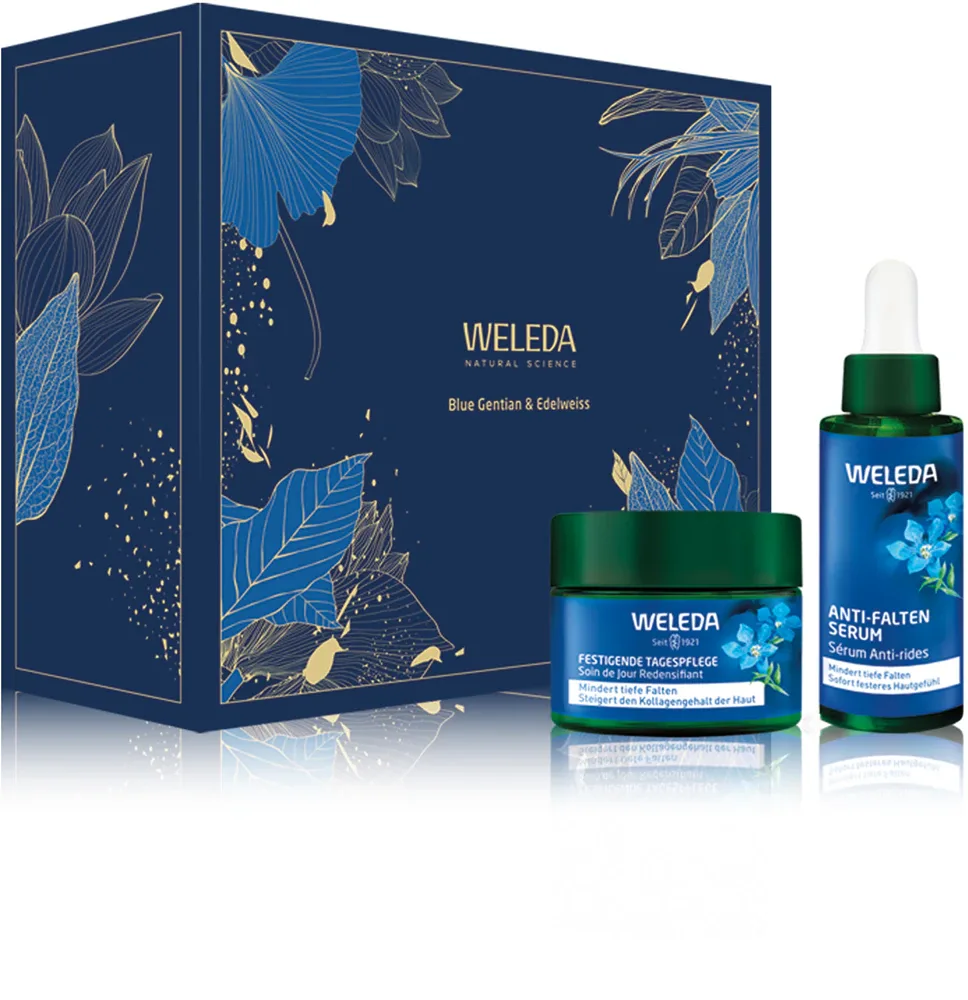 Weleda Blue Gentian & Edelweiss - Подарочный набор для упругости кожи