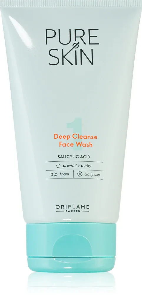 Oriflame Pure Skin - Очищающий гель для лица для жирной кожи, 150 мл