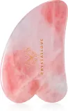 Пластина гуаша Crystallove Rose Quartz Gua Sha из розового кварца, 8,5 см, 1 шт — фото 1
