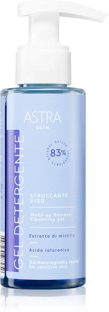 Astra Make-up Skin - Нежный гель для очищения всех типов кожи, 100 мл