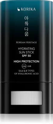 KORIKA Korean Heritage Silk & 8 Types of Hyaluronic Acid Hydrating Sun Stick SPF 50 - Солнцезащитный стик SPF 50, 20 г