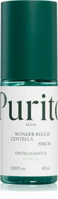Purito Wonder Releaf Centella Serum - Сыворотка для лица, защищающая от внешних загрязнений, 60 мл