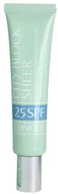 Clinique City Block Sheer Oil-Free Daily Face Protector SPF 25 - Крем охранительный для лица SPF 25, 40 мл