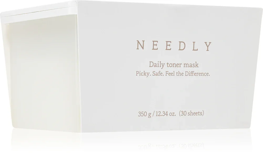 NEEDLY Daily Toner Mask - Успокаивающий увлажняющий крем для лица duże opakowanie, 30 шт
