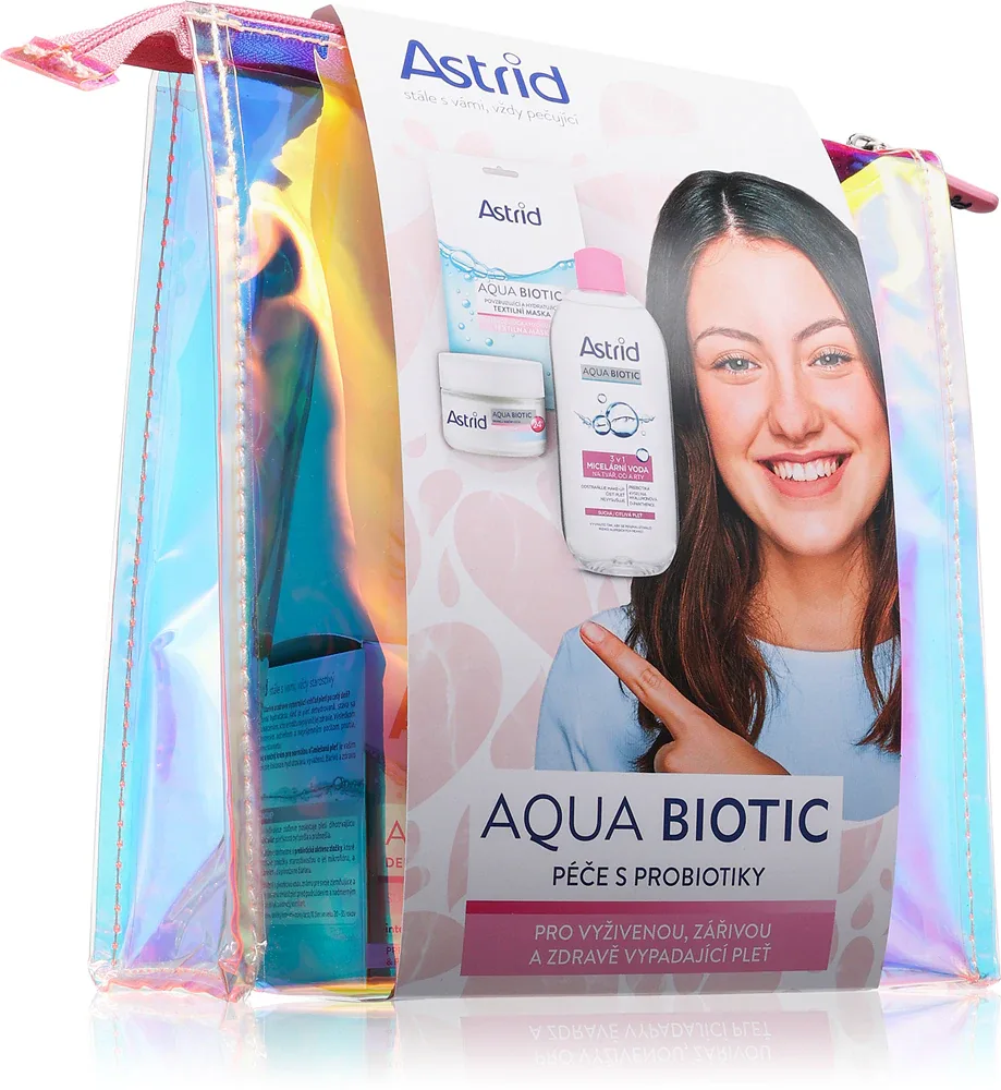 Astrid Aqua Biotic Set - Набор подарочный для чувствительной кожи, 1 шт