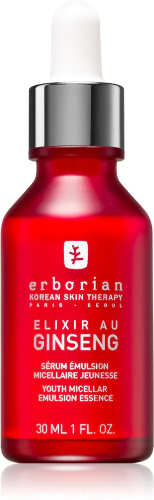 Erborian Ginseng Elixir - Эмульсия мицеллярная для омоложения кожи, 30 мл