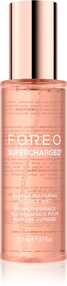 FOREO SUPERCHARGED Barrier Restoring Essence Mist - Сущность для лица в виде тумана, восстанавливающая защитный барьер кожи, 110 мл