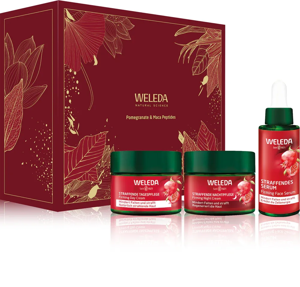Weleda Pomegranate and Maca peptides - Подарочный набор для упругости кожи