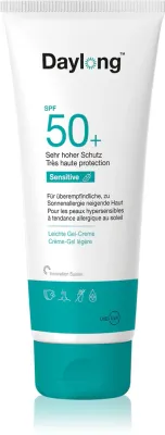 Daylong Sensitive Face Gel-Fluid SPF 50+ - Защитный гель-флюид для лица, 200 мл