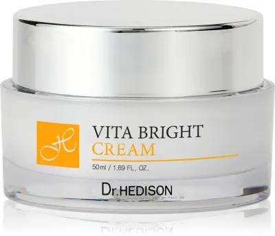 Dr. HEDISON Vita Bright - Крем для лица с витамином C, осветляющий, 50 мл
