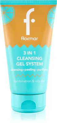 flormar Combination & Oily Skin 3in1 Cleansing Gel - Очищающий гель 3в1 для жирной и комбинированной кожи, 150 мл
