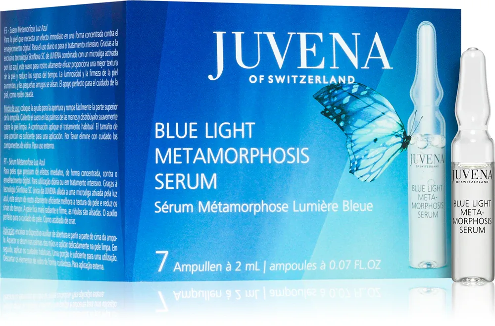 Juvena Specialists Blue Light Serum - 7-дневный антивозрастной курс для лица, 7 мл