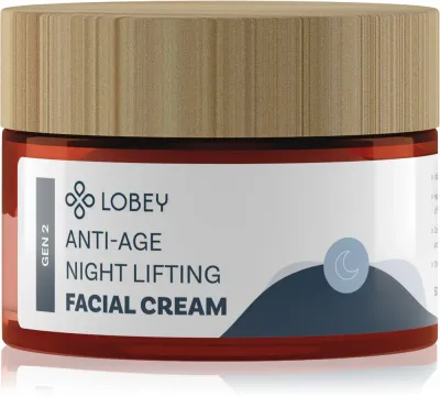 Lobey Skin Care Anti-Age Night Facial Cream - Крем для лица, разглаживающий ночью, 50 мл