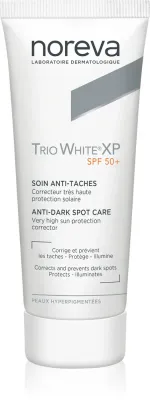Noreva Trio White XP Anti-Dark Spot Care SPF 50+ - Крем для лица против пигментации после загара SPF 50+, 40 мл