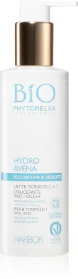 Phytorelax Laboratories Bio Hydro Avena - Молочко очищающее + тоник для лица, 200 мл