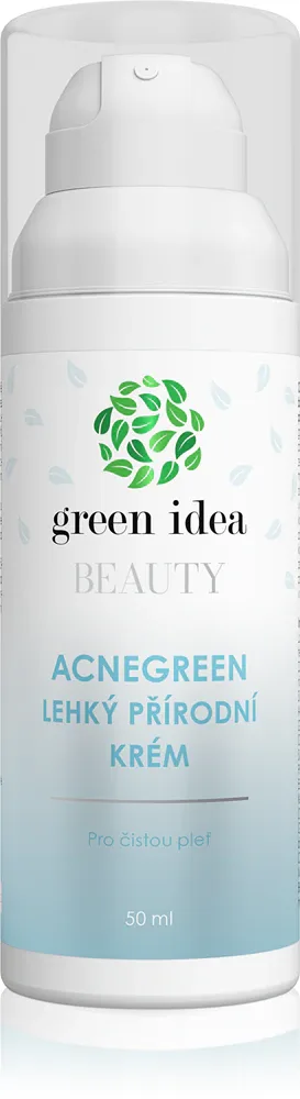 Green Idea Beauty Acnegreen - Легкий крем для чистой и здоровой кожи лица, 50 мл
