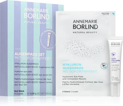 ANNEMARIE BÖRLIND EYES & LIPS Eye Pads Set - Инновационный увлажняющий набор для области вокруг глаз, 1 шт