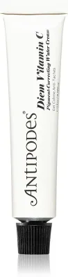 Antipodes Diem Vitamin C Pigment-Correcting Water Cream - Крем для лица, осветляющий и увлажняющий, для пигментных пятен с бакухиолом, 15 мл