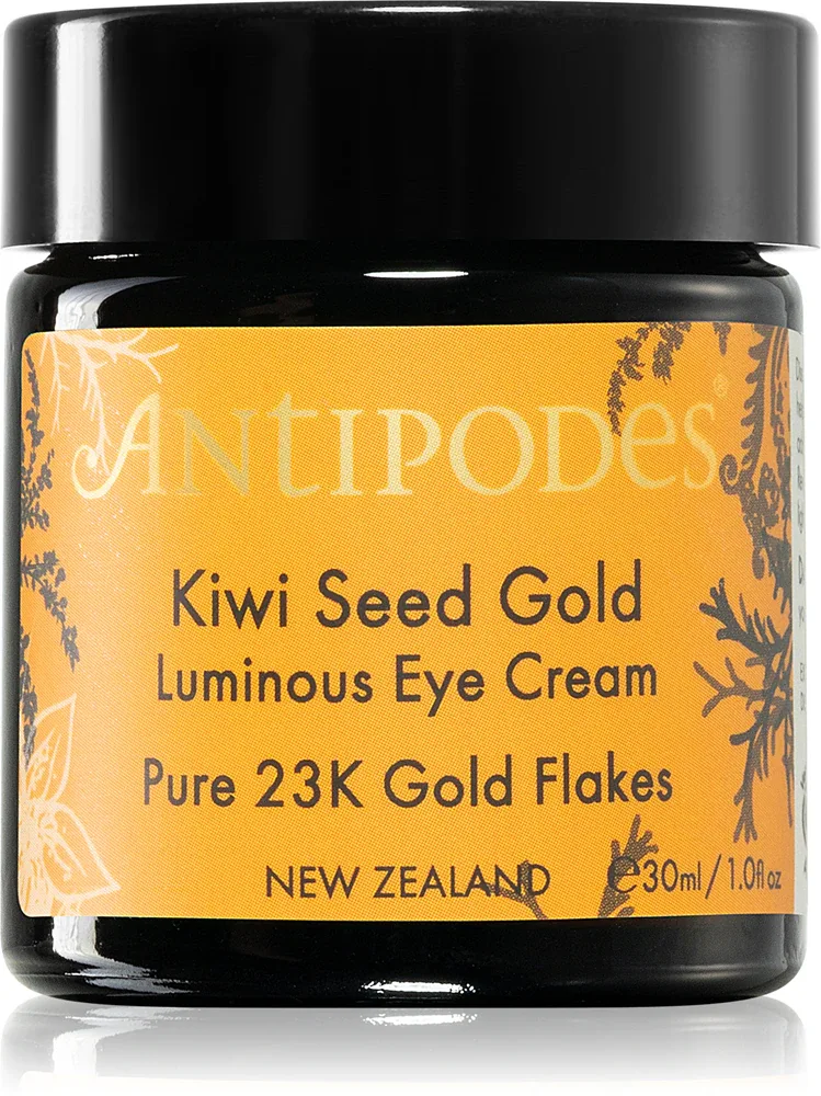 Antipodes Kiwi Seed Gold Luminous Eye Cream - Светящийся крем для глаз с золотом, 30 мл