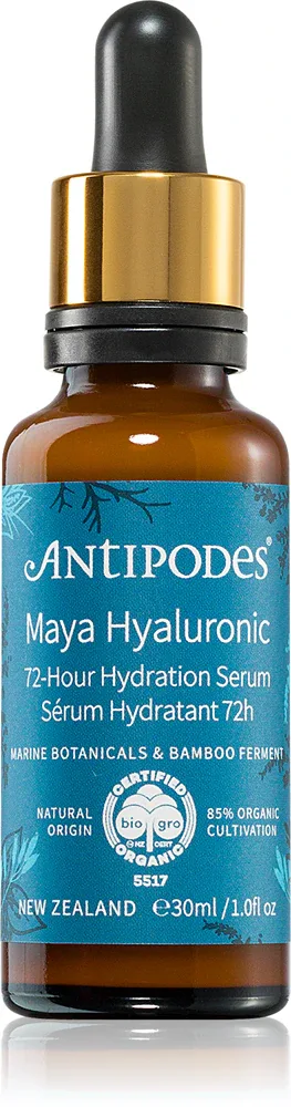 Antipodes Maya Hyaluronic 72-Hour Hydration Serum - Интенсивная увлажняющая сыворотка для лица