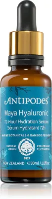 Antipodes Maya Hyaluronic 72-Hour Hydration Serum - Интенсивная увлажняющая сыворотка для лица, 30 мл
