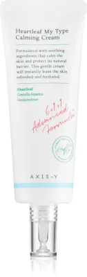 AXIS-Y 6+1+1 Advanced Formula Heartleaf My Type Calming Cream - Легкий крем-гель для смягчения и укрепления чувствительной кожи, 60 мл