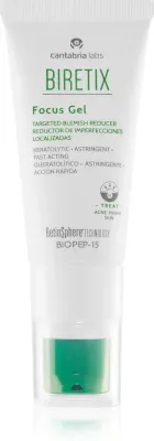 Гель для лица Biretix Treat Focus Gel для кожи с несовершенствами, выравнивает тон, 15 мл