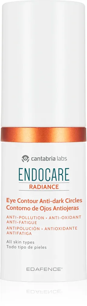 Endocare Radiance - Осветляющий крем для глаз против темных кругов и отеков, 15 мл