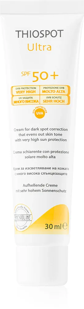 Крем для лица Synchroline Thiospot Ultra против пигментных пятен, осветляющий, SPF 50+, 30 мл