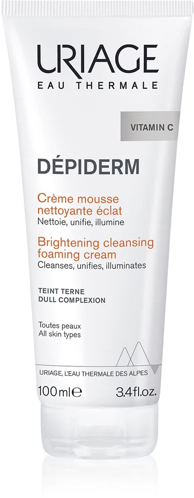Uriage Depiderm Brightening Cleansing Foam - Пенящийся очищающий крем, 100 мл