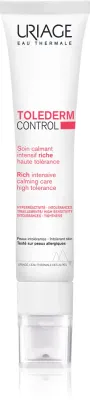 Uriage Tolederm Control Rich Soothing Care - Питательный успокаивающий крем для чувствительной и аллергической кожи, 40 мл