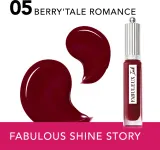 Bourjois Fabuleux Ink - губная помада, 3.5 мл, оттенок 05 Berry'tale Romance — фото 3