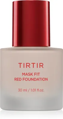 TIRTIR Mask Fit Red Foundation - Осветляющий жидкий тональный крем с увлажняющим действием, 30 мл, оттенок 10C Shell