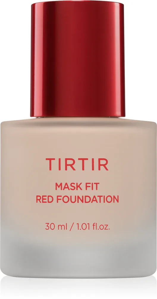 TIRTIR Mask Fit Red Foundation - Осветляющий жидкий тональный крем с увлажняющим действием, 30 мл, оттенок 15C Fair Porcelain