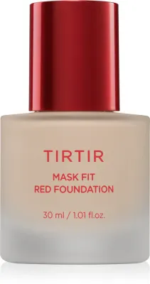 TIRTIR Mask Fit Red Foundation - Осветляющий жидкий тональный крем с увлажняющим действием, 30 мл, оттенок 13N Fair Ivory