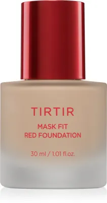 TIRTIR Mask Fit Red Foundation - Осветляющий жидкий тональный крем с увлажняющим действием, 30 мл, оттенок 21N Ivory