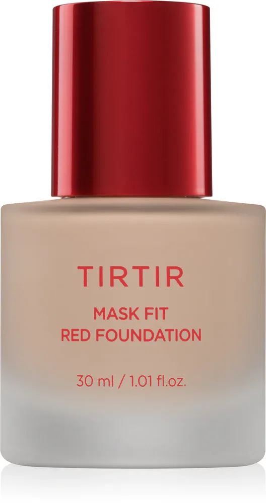 TIRTIR Mask Fit Red Foundation - Осветляющий жидкий тональный крем с увлажняющим действием, 30 мл, оттенок 21C Cool Ivory